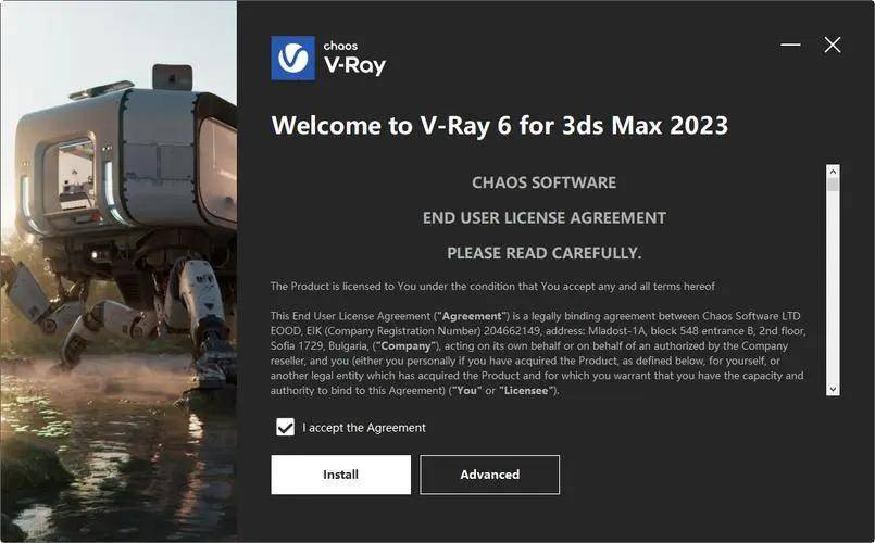 qlab苹果版安装教程
:3DS Max渲染器V-ray最新版6.0：Chaos V-Ray for 3ds max 2020-2023版安装教程