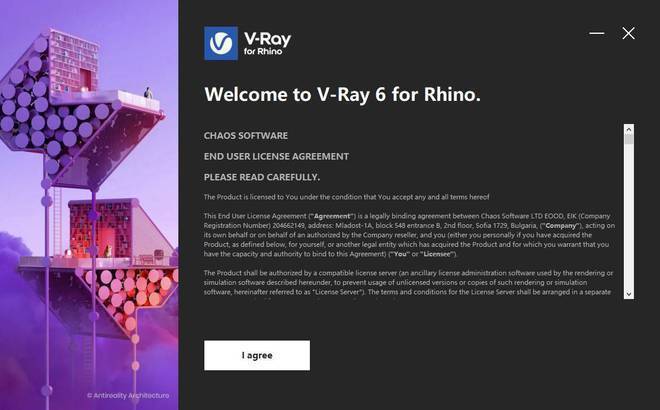 苹果版犀牛安装教程
:高品质渲染器V-RayFor Rhino 犀牛 安装包教程+功能与软件优势介绍