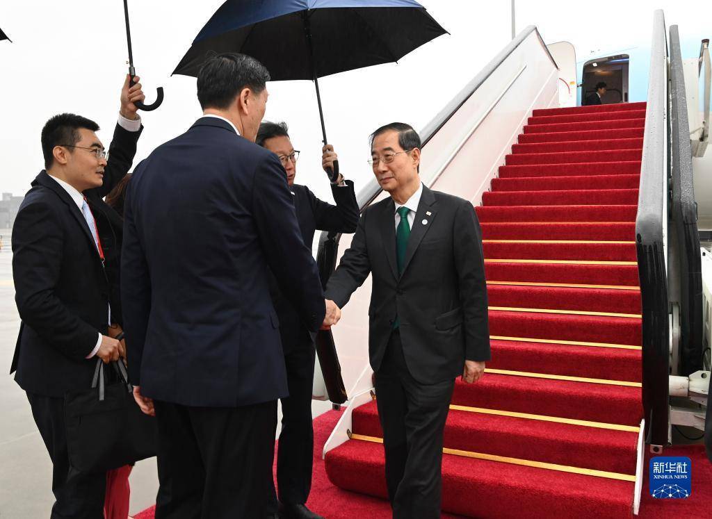 和平精英全军出击安卓版:韩国总理韩德洙抵达杭州